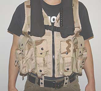 AR-15 tactical vest with flotation collar