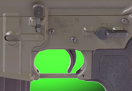 AR-15 antiwalk trigger pins and safety/selector switch