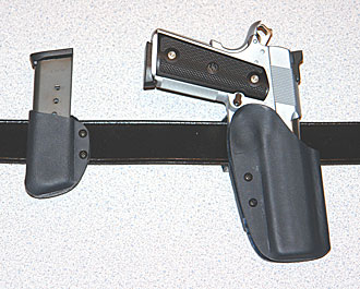 Kydex 1911 holster and mag pouch