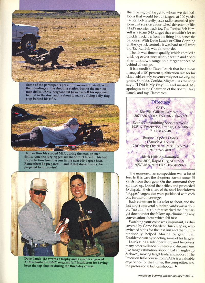 American Survival Guide - January 1998