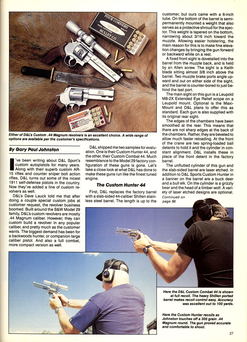 Custom Combat Handguns - 1995