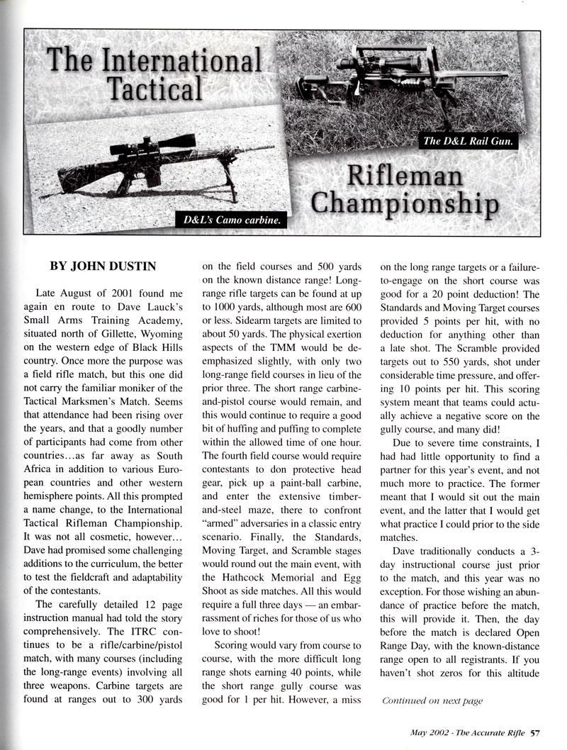 Accurate Rifle - May 2002 