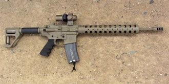 AR-15 with Adjustable Stock