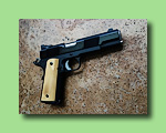 1911 with custom ivory grips