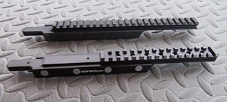 AR-15 extended length flat top scope mounting rail