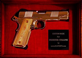 D&L Sports™ custom made display box for Sylvester Stallone