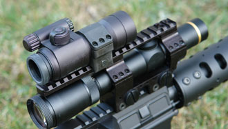 AR15 dual optic mount